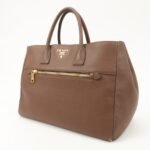 PRADA  Vitello Daino Leather 2Way Tote Bag Shoulder Bag BN2545 Used - 图片 3