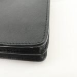 PRADA Saffiano Leather Shoulder Wallet Shoulder Bag Black BT1019 - 图片 13
