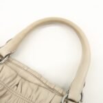 PRADA Leather 2WAY Bag Hand Bag Shoulder Bag Ivory BN1789 - 图片 6