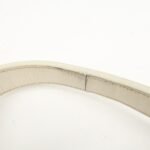PRADA Logo Canvas Leather Shoulder Bag Hand Bag Beige White BR3429 - 图片 8