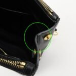PRADA Triangle Logo Saffiano Leather 2WAY Hand Bag Black BN1801 Used - 图片 17
