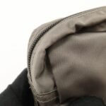 PRADA Set of 2 Leather Nylon Pouch Cosmetic Pouch Gray Khaki Used - 图片 8
