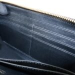 PRADA Vitello Move Leather Round Zippy Wallet Black 1ML506 Used - 图片 21