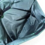 PRADA Triangle Logo Nylon Leather Tote Bag Green - 图片 21
