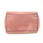PRADA Triangle Logo Leather 2Way Tote Bag Hand Bag Pink B2625M - 图片 5