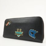 PRADA Logo Saffiano Leather Zippy Long Wallet Black 1ML506 - 图片 3