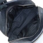 PRADA Logo Leather Hand Bag Mini Boston Bag Black BL0471 Used - 图片 22