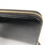 PRADA Vitello Move Leather Round Zippy Wallet Black 1ML506 Used - 图片 17