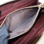 PRADA Saffiano Leather Round Zippy Long Wallet  Brown 1M0506 Used - 图片 17