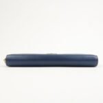 PRADA Triangle Logo Saffiano Leather Zippy Long Wallet Navy 1ML506 - 图片 5