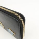 PRADA Logo Saffiano Leather Zippy Long Wallet Black 1ML506 - 图片 10