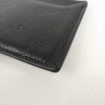 MIU MIU Leather Ribbon Card Case Black Gold Hardware 5MC208 Used - 图片 9