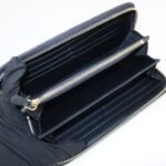 PRADA Logo Saffiano Vernis Leather Round Zipper Long Wallet 1ML506 Used - 图片 15