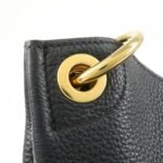 PRADA VITTELLO PHOENIX Triangle Logo Leather Shoulder Bag Black 1BC051 Used - 图片 11