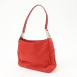 PRADA Nylon Patent Leather Shoulder Bag Red B8844 - 图片 3