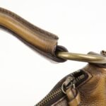 MIU MIU Leather Ribbon Hand Bag Shoulder Bag Dark Brown - 图片 11