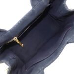 PRADA Canapa Mini Canvas 2Way Bag Hand Bag Shoulder Bag Black 1BG439 Used - 图片 19