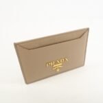 PRADA Leather Card Case Card Holder Beige 1MC208 - 图片 4