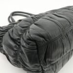 PRADA Leather 2WAY Bag Hand Bag Shoulder Bag Black BN1788 - 图片 12
