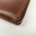 PRADA Saffiano Leather Round Zippy Long Wallet  Brown 1M0506 Used - 图片 7