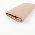 PRADA Logo Leather 4 Rings Key Case Key Holder Beige 1PG004 Used - 图片 8