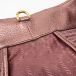 PRADA Leather 2Way Tote Bag Shoulder Bag Metallic Pink BN1713 Used - 图片 22
