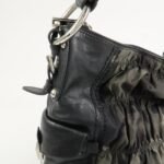 PRADA Logo Nylon Leather Gathered 2Way Shoulder Hand Bag BN4586 - 图片 14