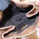 MIU MIU Leather Side Ribbon 2Way Bag Hand Bag Beige Gold - 图片 22