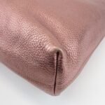 PRADA Leather 2Way Tote Bag Shoulder Bag Metallic Pink BN1713 Used - 图片 14