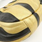 PRADA Leather Hand Bag Black Gold Hardware - 图片 10