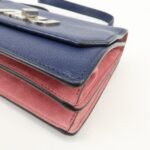 MIU MIU Madras Leather Shoulder Bag Crossbody Bag 5BH087 Used - 图片 10