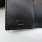 PRADA Triangle Logo Nylon 6 Key Case Key Holder Black M26X Used - 图片 20