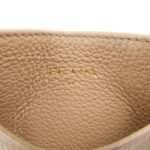 PRADA Leather Card Case Card Holder Beige 1MC208 - 图片 17