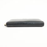 PRADA Vitello Move Leather Round Zippy Wallet Black 1ML506 Used - 图片 5