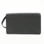 PRADA Saffiano Leather Shoulder Wallet Shoulder Bag Black BT1019 - 图片 2