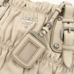 PRADA Leather 2WAY Bag Hand Bag Shoulder Bag Ivory BN1789 - 图片 20