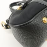 PRADA Nylon Leather 2WAY Bag Hand Bag Shoulder Bag Black BN2032 - 图片 14