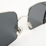 MIU MIU Metal Rhine Stone Sunglasses Black Silver 01E-580 46□19 - 图片 11