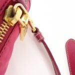 PRADA Nylon Saffiano Leather Flap Messenger Shoulder Bag Pink BT0697 Used - 图片 9