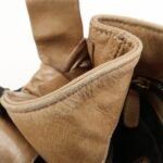 MIU MIU Leather Side Ribbon 2Way Bag Hand Bag Beige Gold - 图片 21