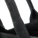 PRADA Canapa Mini Canvas 2Way Bag Hand Bag Shoulder Bag Black 1BG439 Used - 图片 7