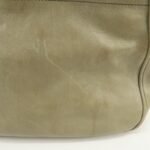 PRADA Logo Ribon Leather 2WAY Tote Bag Hand Bag Beige Gold HDW BN2245 Used - 图片 17