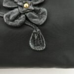 PRADA Nylon Leather Hand Bag Black Gold Hardware 1BA084 - 图片 19