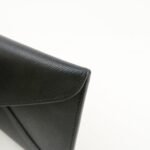 PRADA Saffiano Leather Envelope Flap Long Wallet Black 1M1175 Used - 图片 10