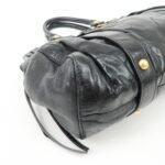 MIU MIU Patent Leather 2Way Tote Bag Shoulder Bag Black RT0383 - 图片 11