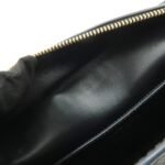 PRADA Logo Saffiano Leather Shoulder Bag Gold HDW Black - 图片 21