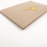PRADA Leather Card Case Card Holder Beige 1MC208 - 图片 6