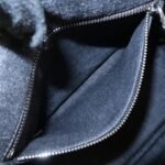 PRADA Canapa Mini Canvas Studs 2Way Shoulder Bag Hand Bag Black B2439G Used - 图片 20