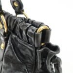MIU MIU Patent Leather 2Way Tote Bag Shoulder Bag Black RT0383 - 图片 15