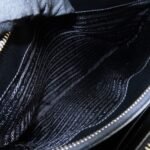 PRADA Triangle Logo Saffiano Leather 2WAY Hand Bag Black BN1801 Used - 图片 22